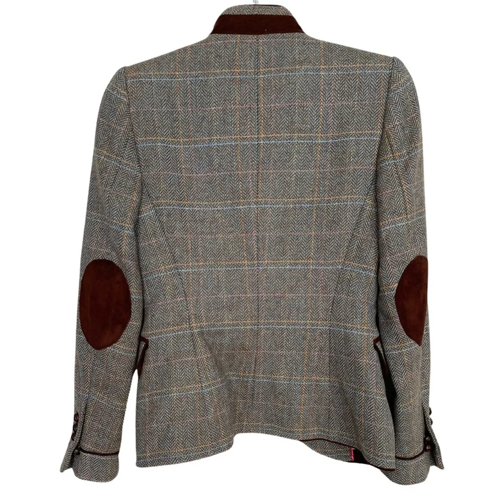 The British Collection Wool Chevron military blazer Prep School Quiet luxury - Picture 2 of 13